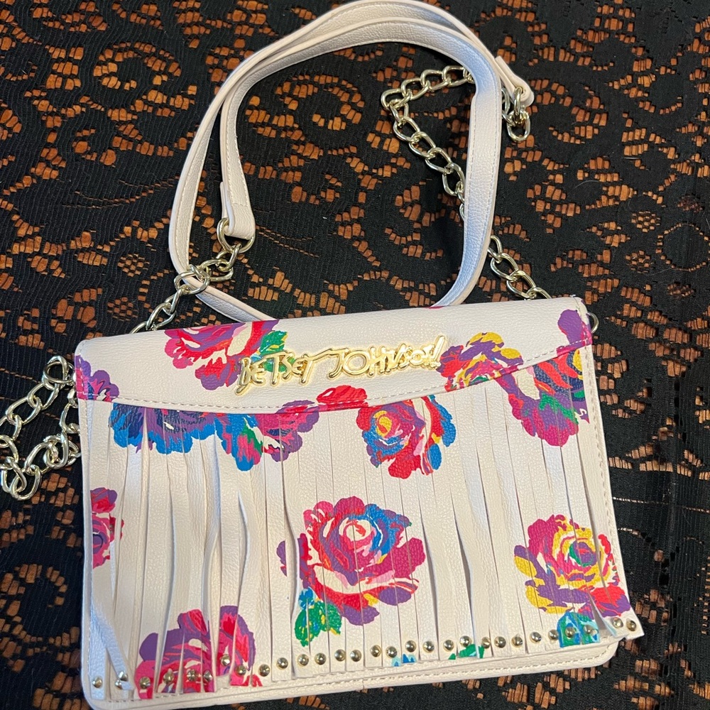 Betsy Johnson travel wallet crossbody